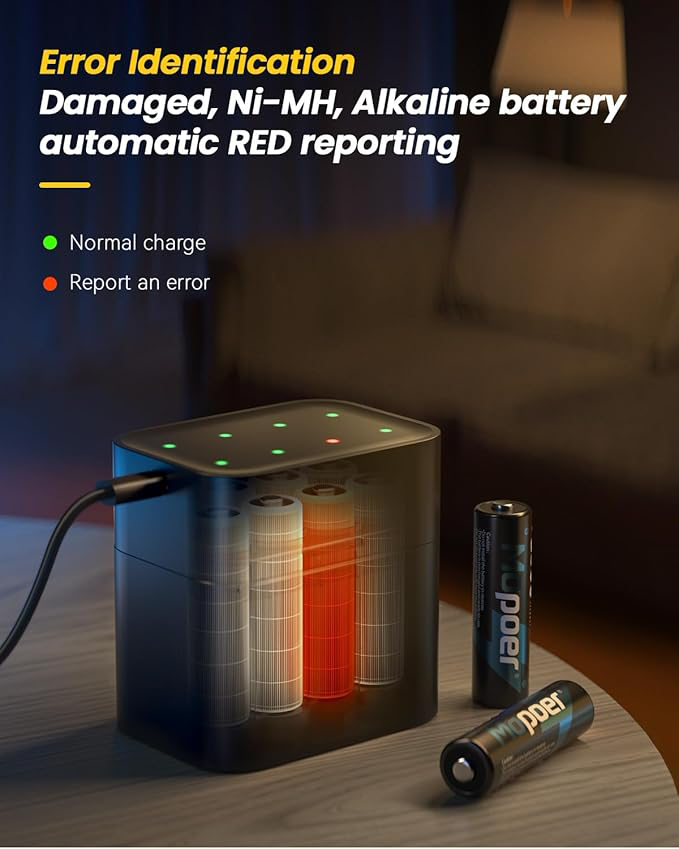 🔋Li-ion Battery withIntegrated chargingStorage Box